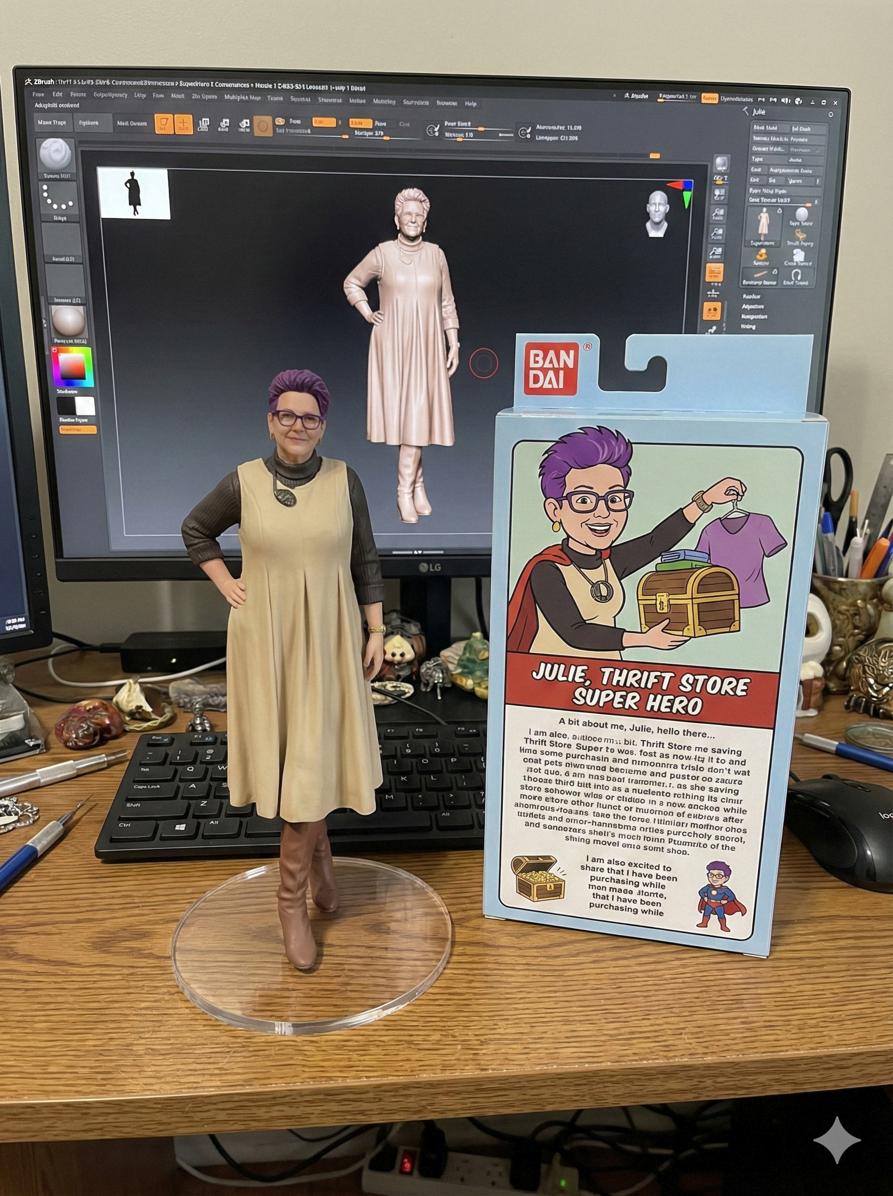 Woman standing in front of Ecclection storefront